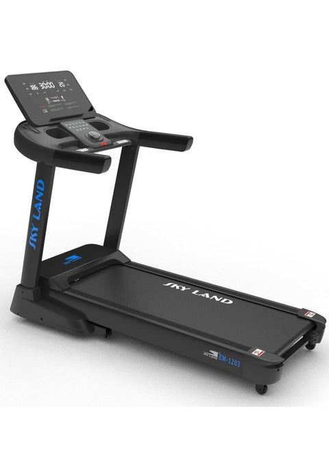 7 HP Peak AC Motor Treadmill - Foldable Treadmill Running Machine With Bluetooth, Auto Incline (20%), Max User Weight 150kg - Treadmill For Home Gym & Semi Commercial Use, Multi-App Support