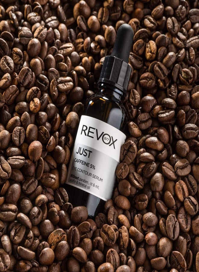 REVOX JUST Caffeine 5% Eye Contour Serum - 30ml - Image 5