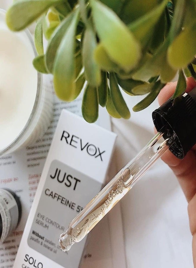 REVOX JUST Caffeine 5% Eye Contour Serum - 30ml - Image 4