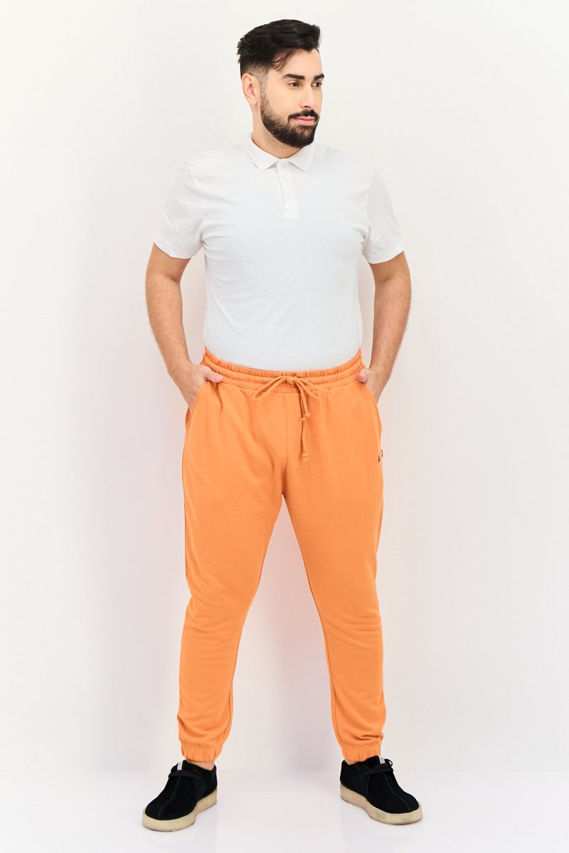 Levi's Men Regular Fit Brand Logo Jogger, Orange - Image 4