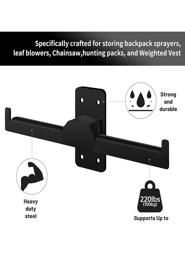 general Backpack Hair Dryer Nozzle Holder Wall Mounted Sprayer Holder Hunting Bag Storage Holder Suitable for a variety of back tools - Image 3