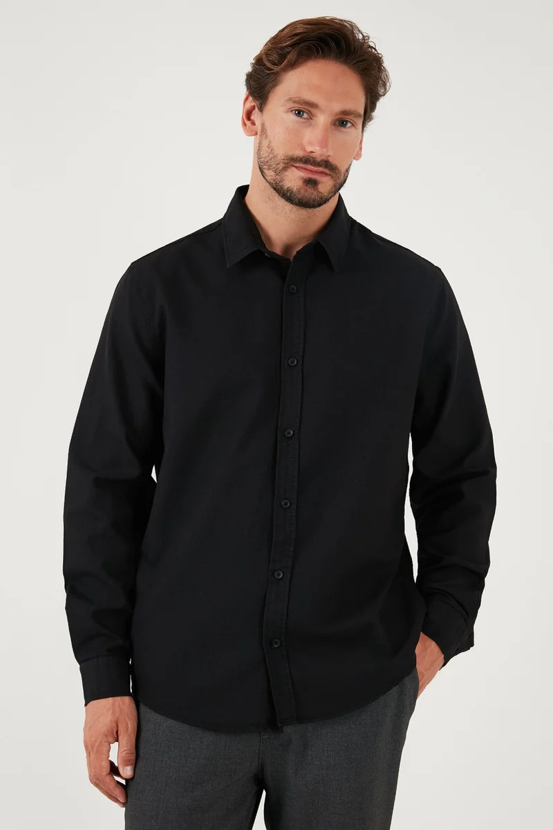 Buratti Stretch Cotton Regular Fit Shirt Men's Shirt CF25W128861