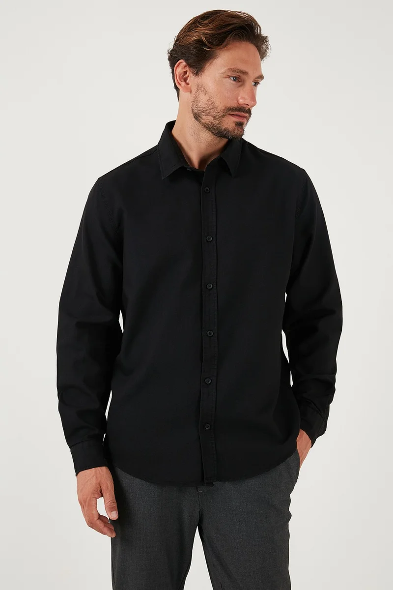 Buratti Stretch Cotton Regular Fit Shirt Men's Shirt CF25W128861