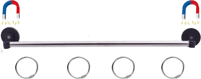 YYST 'YYST 29'' (74CM) Magnetic Anchor Chart Holder Adjustable Magnetic Date Cards Holder Calendar Holder for Kids Crafts, Classroom Calendar, Classroom Decor W O Rings' - Image 1