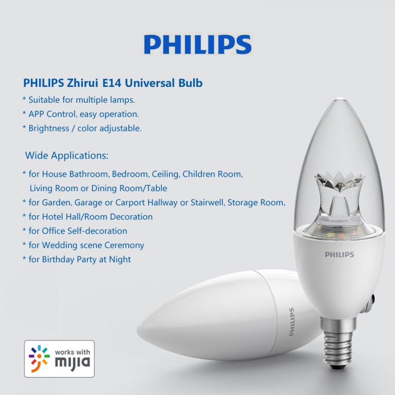 Philips Smart Bulb Crystal Version: 3000K-5700K Adjustable, Dimmable, Eye Comfort LED Lighting - App & WiFi Remote Control, Wide Color Range, Standard Shape for Smart Home Use - Image 3