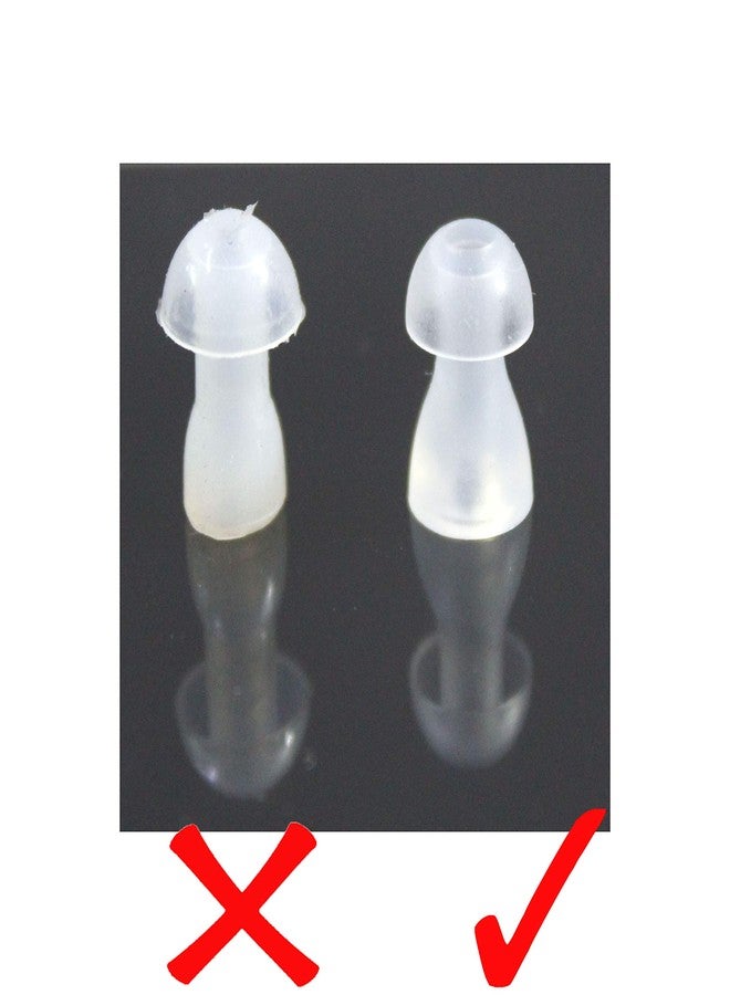 أف سي أس مجموعة توصيل قياسية من FCS، عبوة من 6 أغطية سماعات أذن مع محول وأنبوب لأي سماعة أذن خلف الأذن من ماركة معروفة. (صغير - 8 مم) - Image 3