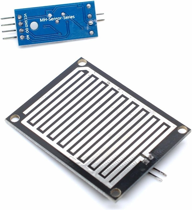 Electrobot Rain Sensor Module Kit for Weather Monitoring with AO and DO Outputs Adjustable Sensitivity LM393 Driver LED Indicators Compatible with Rduino UNO Pack of 2 Signal Detection Boards - Image 3