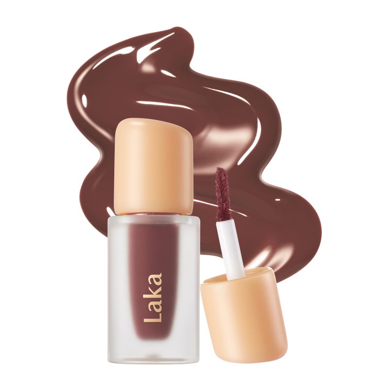 Laka Fruity Glam Lip Tint Mini 19g007oz Glowing Lip Stain with Wide Color Spectrum Hydrating Lightweight Texture LongLasting Bold Stain NonSticky Vegan KBeauty 121 Ashnut - Image 2
