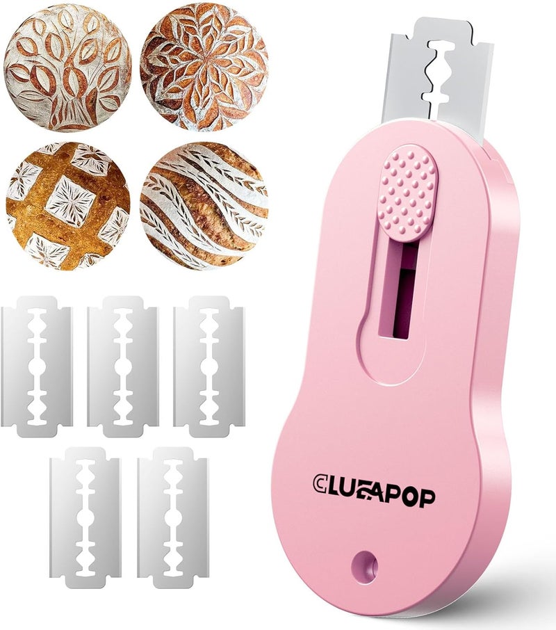 CLUEAPOP Bread Lame Dough Scoring Tool, Professional Extractable & Magnetic Sourdough Scoring Tool for Sourdough Bread Baking & Bread Making Tools,Perfect Bread Scoring Tool - Image 1