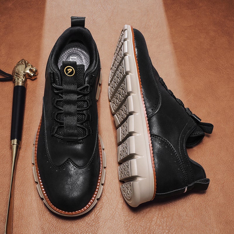 Large Size Men'S Leather Shoes Men'S Shoes Men'S Casual Leather Shoes Independent Station Large Size Men'S Shoes - Image 3