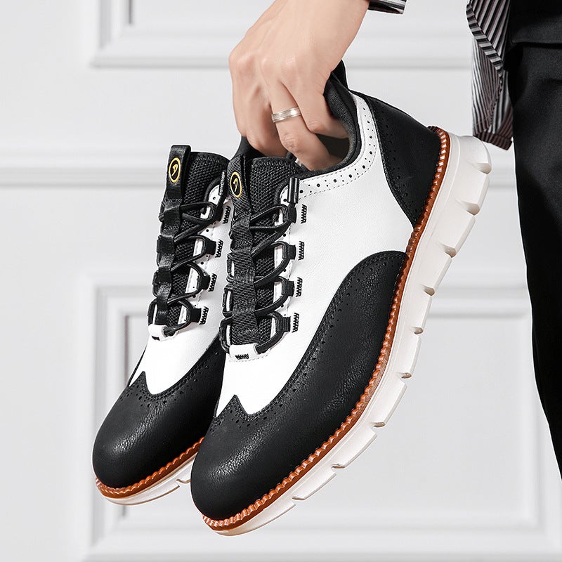 Large Size Men'S Leather Shoes Men'S Shoes Men'S Casual Leather Shoes Independent Station Large Size Men'S Shoes - Image 4