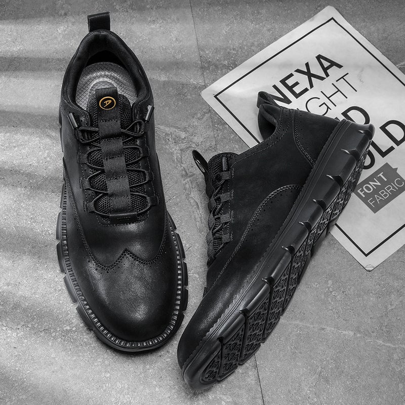 Large Size Men'S Leather Shoes Men'S Shoes Men'S Casual Leather Shoes Independent Station Large Size Men'S Shoes - Image 1