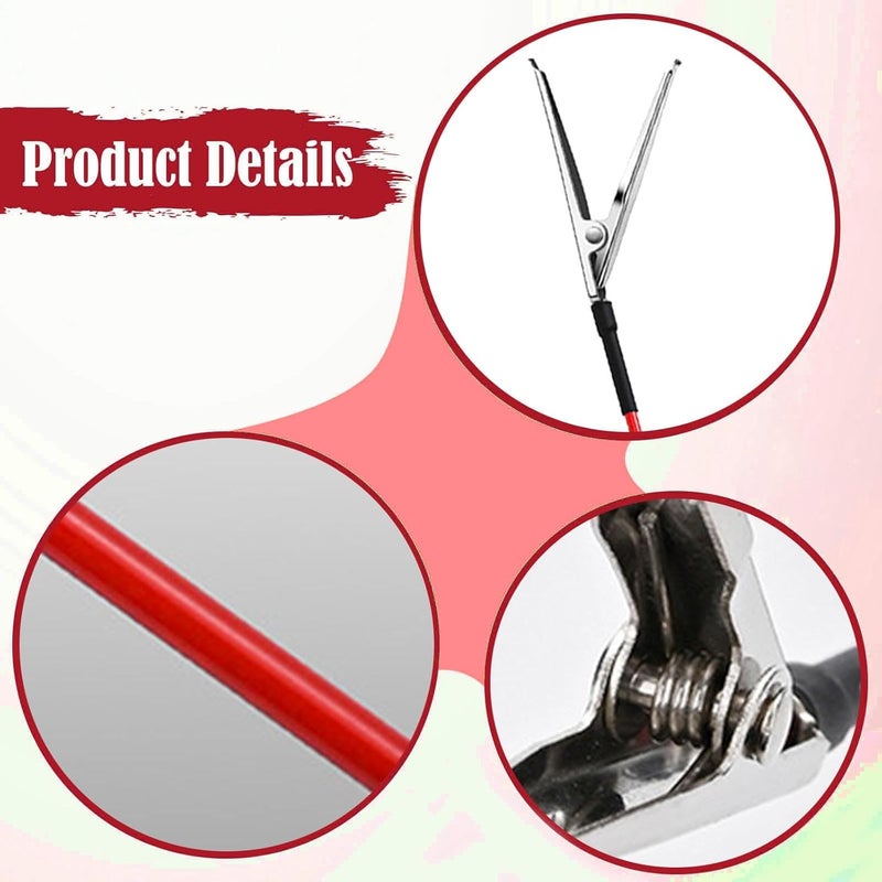 Model Painting Clips 10-Pack, Metal Crocodile Clip Sticks for Hobby Tools, Adjustable Clamping Force, Heat Resistant, 19.5cm (7.7 inch) - Image 3