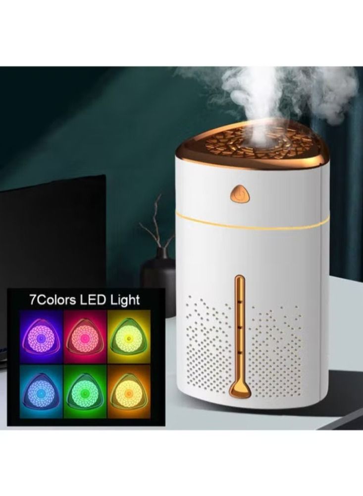 Dream Zone Air Humidifier 1000mL Large Capacity Water Tank Heavy Fog Single Mist Long Battery Life with Night Light Mode - Image 1
