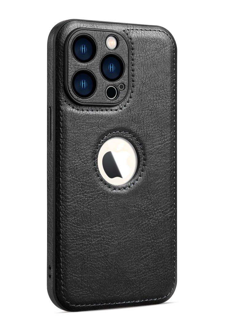 Suteni Back Cover Leather Camera Protective Mobile Phone Case for iPhone - Image 1