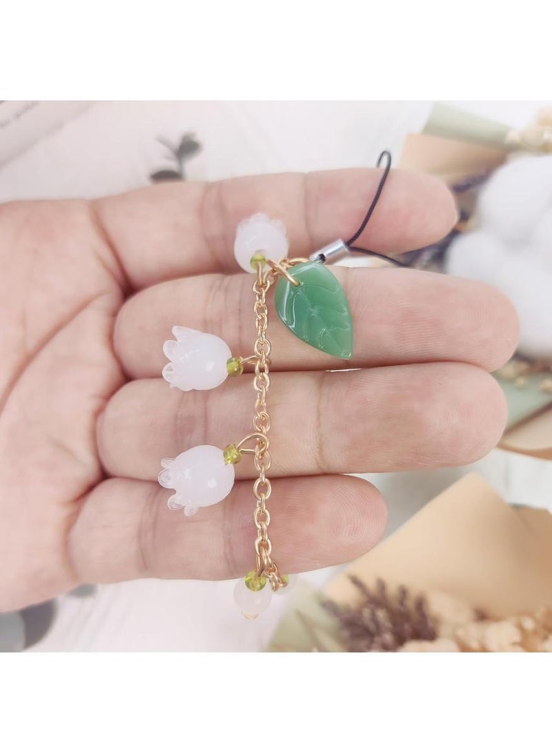 phomemo Cute Phone Charms ,Aesthetic Y2K Cell Phone Charms Strap ,Stylish Beaded Phone Charms, Y2K Accessories for Bag ,Keychain Airpods ,Camera Pendants Decor - Image 3