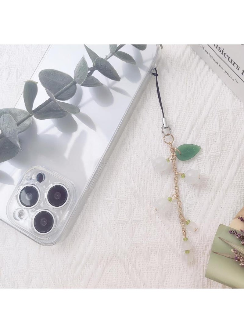 phomemo Cute Phone Charms ,Aesthetic Y2K Cell Phone Charms Strap ,Stylish Beaded Phone Charms, Y2K Accessories for Bag ,Keychain Airpods ,Camera Pendants Decor - Image 4