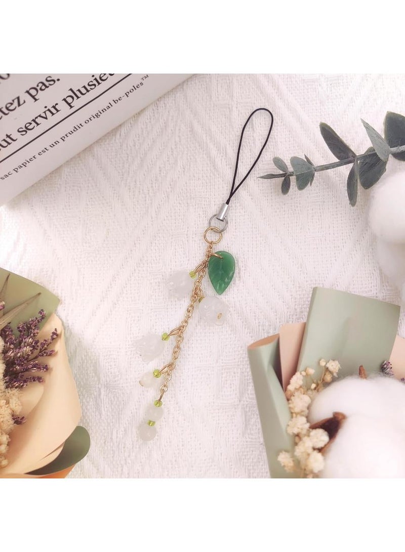 phomemo Cute Phone Charms ,Aesthetic Y2K Cell Phone Charms Strap ,Stylish Beaded Phone Charms, Y2K Accessories for Bag ,Keychain Airpods ,Camera Pendants Decor - Image 2