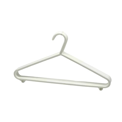 Mahaware Wardrobe Polypropylene Hanger, Pack of 6, White l Cloth Hanger l Dress Hangers l Hanger for Clothes Hanging - Image 1