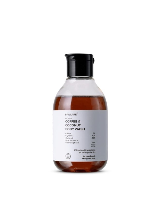 BRILLARE Coffee & Coconut Body Wash for Energized & Moisturised Skin  - Image 1