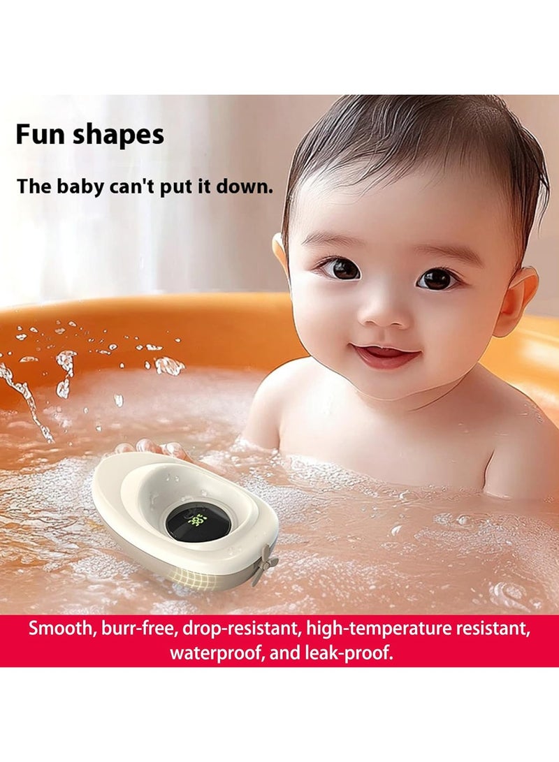 PEI  AN Water temperature monitor Smart Baby Bath Thermometer with Color Alert - Floating Boat Digital Hygrometer | 3-Color LED Safety Warning + HD Screen | Intelligent Room & Water Temp Monitor (IPX8 Waterproof) - Image 5