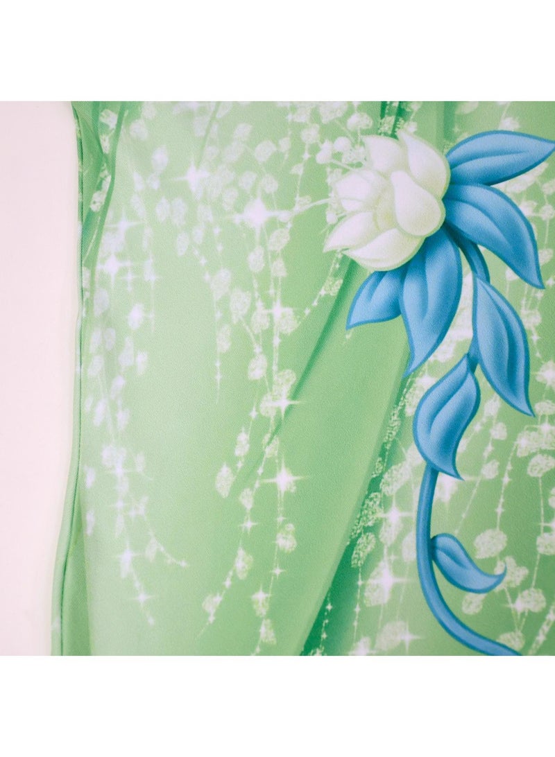 Bluejw Princess Tiana Dress Up Costume Accessories Party cosplay costumes For Kids Girl - Image 5