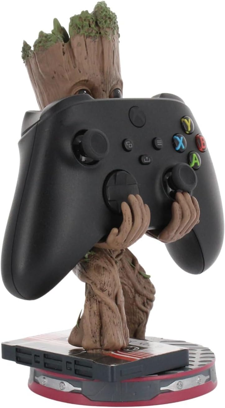 Cable Guys Les Gardiens de la Galaxie Gaming-Figur Junger Groot - Halter für Controller oder Smartphone - USB-Kabel enthalten - 20 cm - Image 2