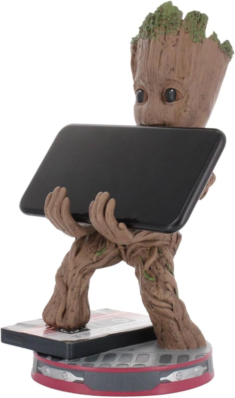 Cable Guys Les Gardiens de la Galaxie Gaming-Figur Junger Groot - Halter für Controller oder Smartphone - USB-Kabel enthalten - 20 cm - Image 1
