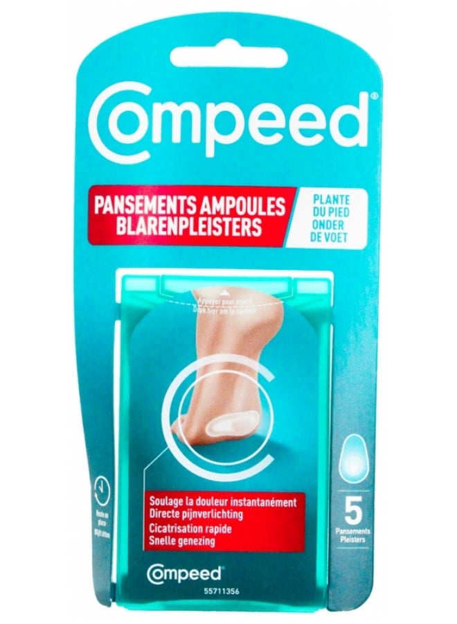 Sole of the Foot Blisters 5 Plasters
