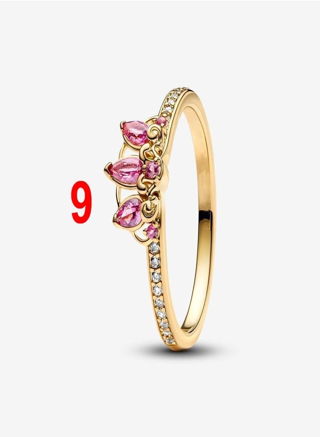 ZURWTCH Princess Ring Fit Women Fashion Gifts 925 Sterling Silver DIY Jewelry - Image 2