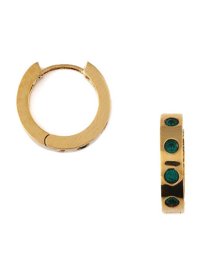 ORELIA LONDON - مجموعة أقراط Huggie من SW Stone EMD - Image 1