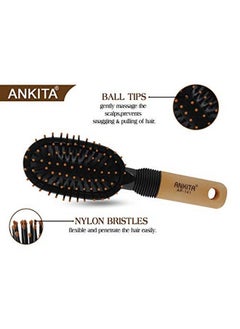 Ankita Hair Brush with Nylon Bristle AllPurpose (141)  - Image 4