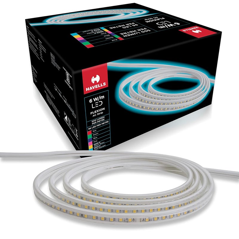 Havells Havells Flexion LED AC Rope 96DStrip RED IP65  - Image 1