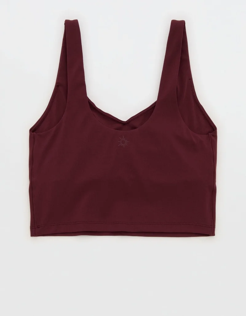 Aerie  OFFLINE By Aerie Real Me Low Key Longline Sports Bra for Women | Best Price UAE