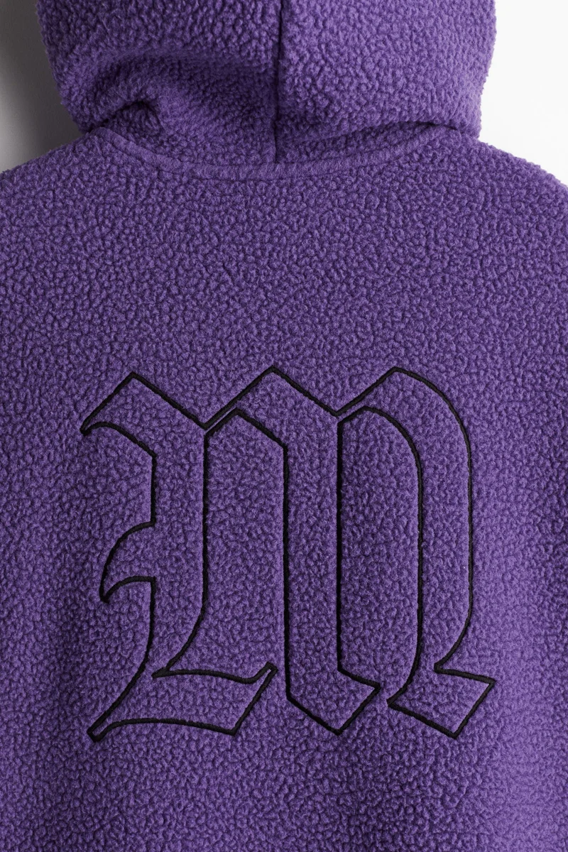 اتش اند ام Teddy Sports Zip-Through Hoodie