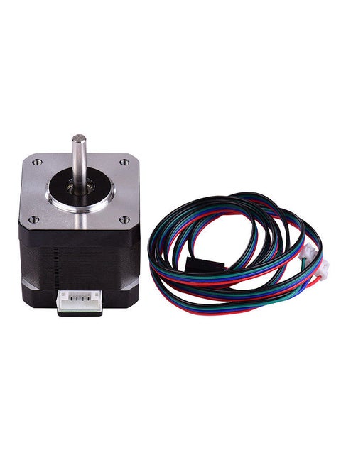 42 Stepper Motor 2 Phase 0.9 Degree Step Angle Low Noise 17HS4401S Stepping Motor with 1m Cable for CNC 3D Printer