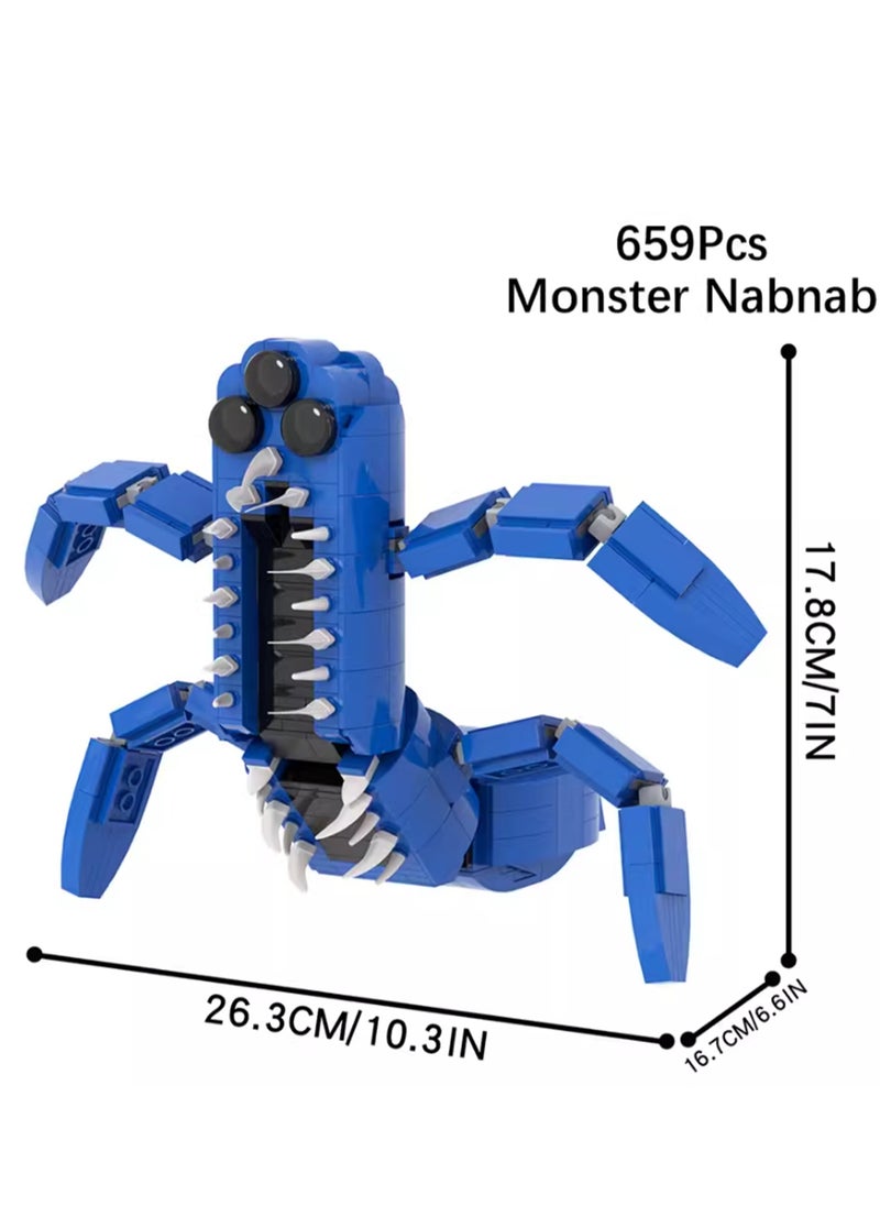 Children's Self-assembled Small Particle Toy Building Blocks Monster Nabu Model Handmade Creative Educational Toys  - Image 2