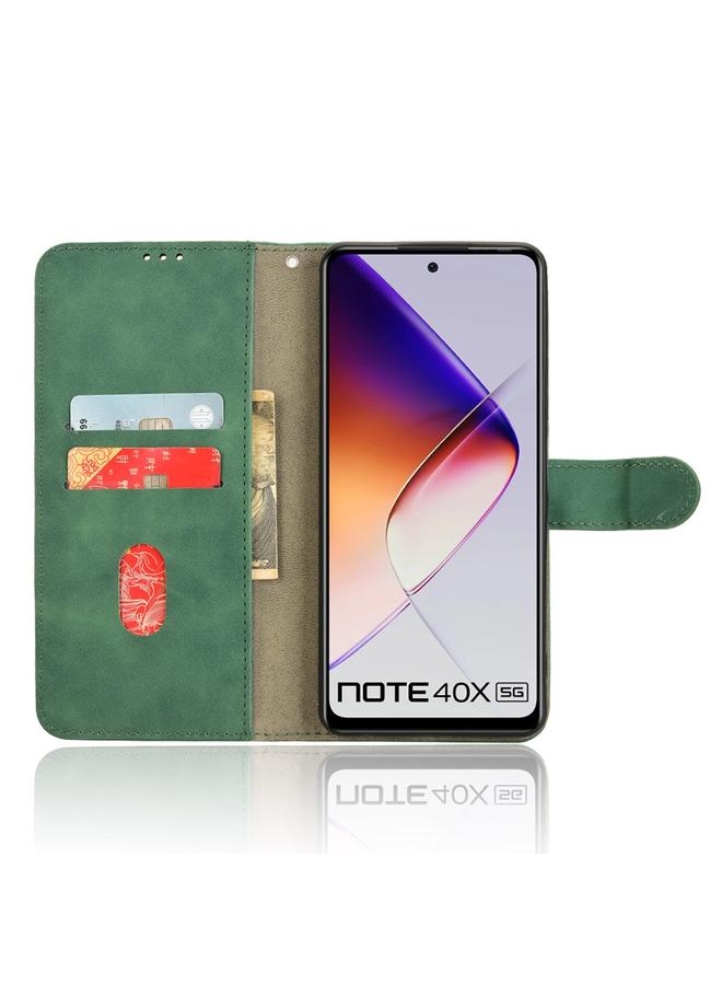 Zaboon Case For Infinix Note 40X 5G Skin Feel Magnetic Flip Leather Phone Case - Image 4