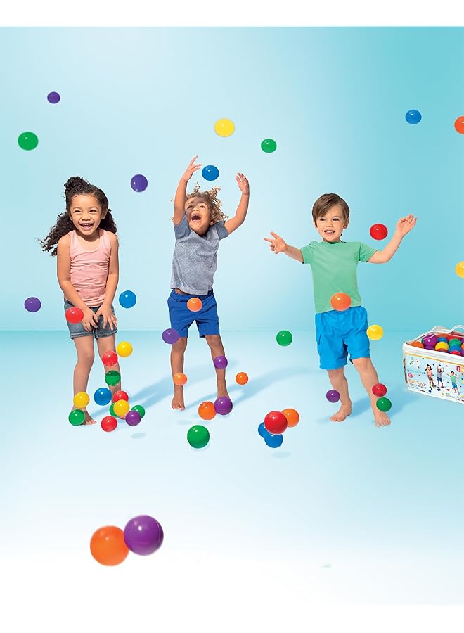 انتكس كرات بلاستيكية للمسابح ١٠٠ كرة ملونة قطر ٦.٥ سم - Image 4