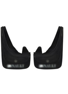 Al Khateeb Universal Car Fits Renault Splash Mud Flaps Front Or Rear Guards, 2Pcs/Set Black 