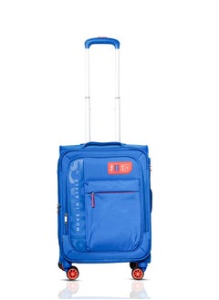 Skybags Vanguard Cabin-20 Inch Luggage with Anti Theft Zipper | TSA Lock| Smooth Dual Wheels| Wet Pouch for toiletries| Blue  - Image 1