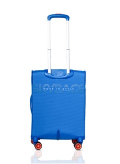 Skybags Vanguard Cabin-20 Inch Luggage with Anti Theft Zipper | TSA Lock| Smooth Dual Wheels| Wet Pouch for toiletries| Blue  - Image 3
