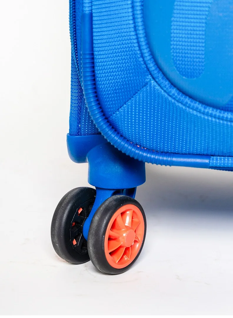 Skybags Vanguard Cabin-20 Inch Luggage with Anti Theft Zipper | TSA Lock| Smooth Dual Wheels| Wet Pouch for toiletries| Blue
