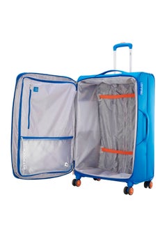 Skybags Vanguard Cabin-20 Inch Luggage with Anti Theft Zipper | TSA Lock| Smooth Dual Wheels| Wet Pouch for toiletries| Blue  - Image 4