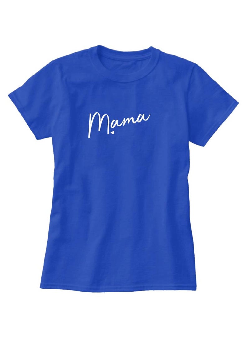 PRINTSHOP4ME Mother’s Day Mama Printed T-Shirt - T-Shirt Gift from Kid’s Daughter Son - Best Mother's Day Tshirt - Great Gift for Moms - Gift for Mother's Day - Image 3