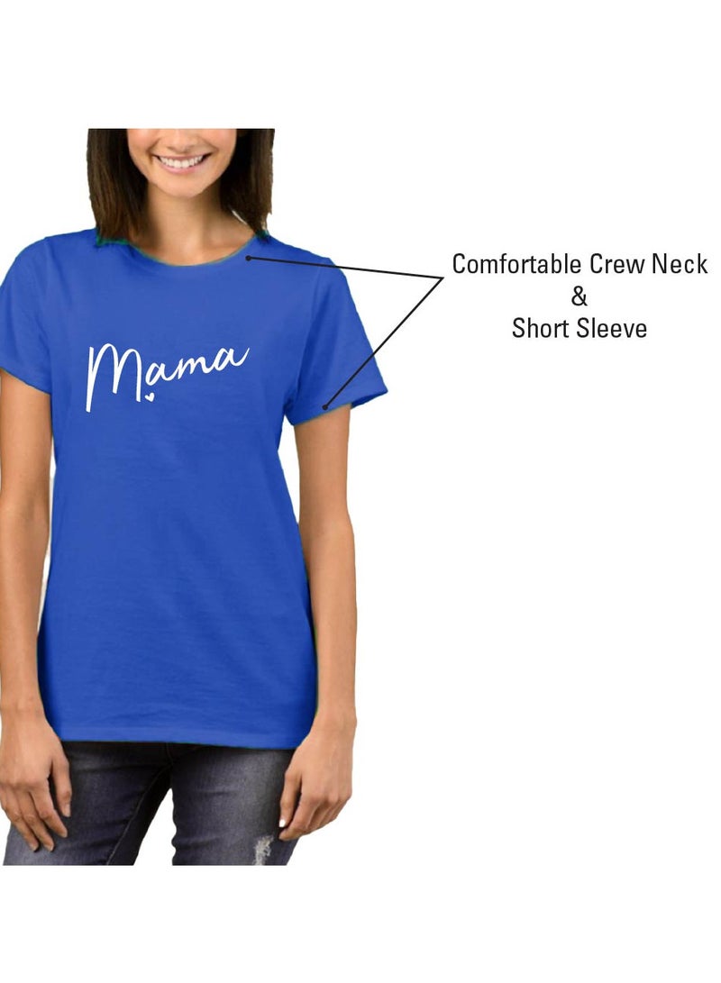 PRINTSHOP4ME Mother’s Day Mama Printed T-Shirt - T-Shirt Gift from Kid’s Daughter Son - Best Mother's Day Tshirt - Great Gift for Moms - Gift for Mother's Day - Image 5