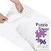 KOSTBAR Puzzle Glue Sheets for 1000Pieces 96 PCS Puzzles Saver Sheets Easy Peel and Stick Jigsaw Sticker Sheets NoClean Puzzle Glue Stickers Gifts for Puzzles Lovers 96 PCS - Image 2