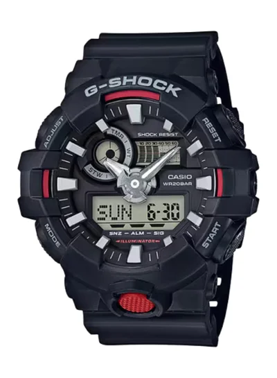 G-SHOCK Men's Men's Resin Analog-Digital Watch GA-700-1A - 53.4 mm