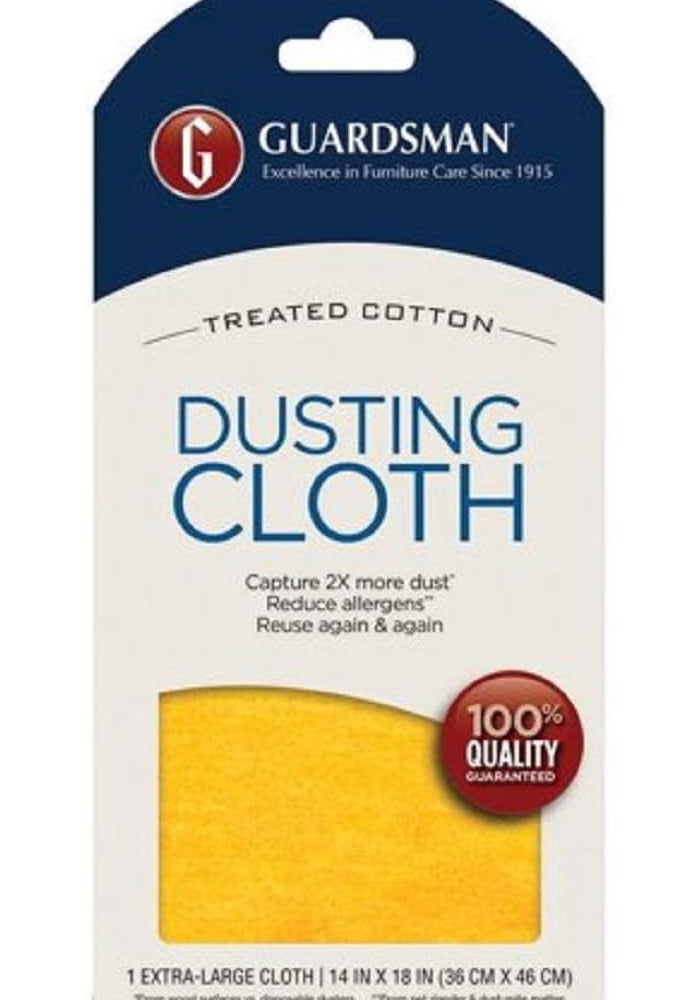 Guardsman Cotton Dusting Cloth - 1 Extra-Large Yellow Cloth