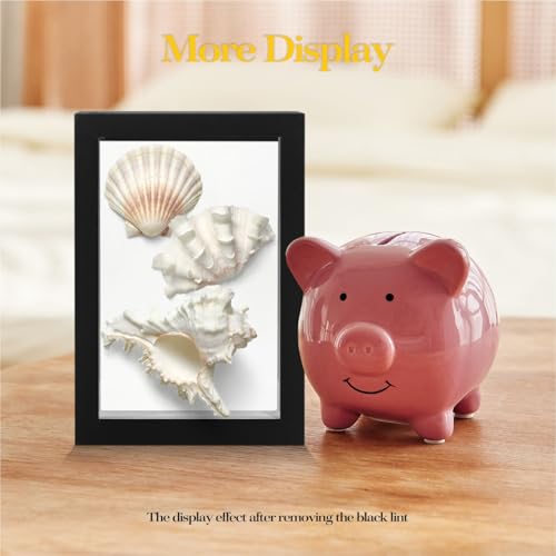 CROISSANT Black Lapel Pin Display Case, 4x6 Shadow Box Frame for Walls and Desktops,Shadow Box for Pins, Enamel Pin Display Frame（Black，4X6 1 Pack） - Image 5